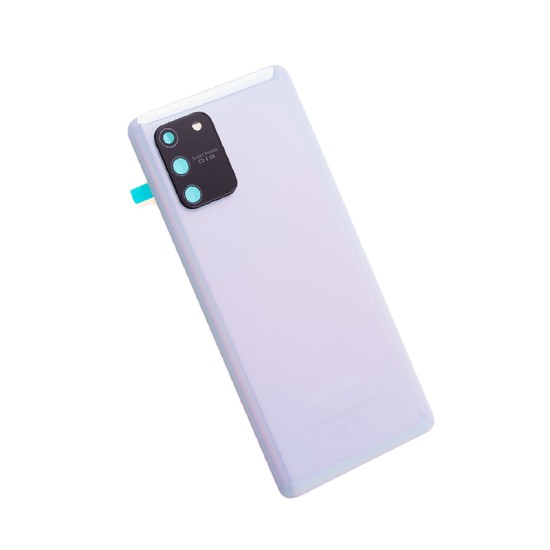 Back Cover with Camera Lens Samsung Galaxy S10 Lite/G770 Prism White Back Cover with Camera Lens Samsung Galaxy S10 Lite/G770 Prism White